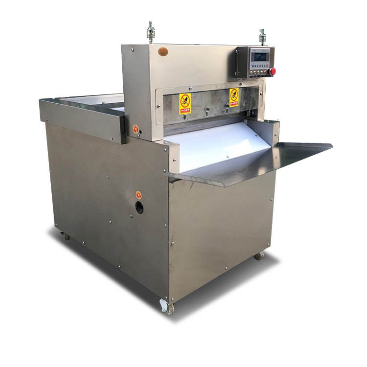 Fully Automatic Electric CNC Frozen Meat Slicer Cutter / Industrial Frozen Meat Slicing Machine 2/3/4/6/8/10/12 Rolls Meat Sicer